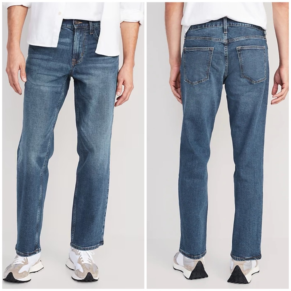 Old Navy Basic Loose Medium Wash Jeans 30x30